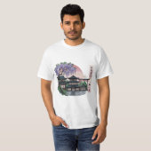 T-shirt van de Japanse kunstsfeer (Voorkant volledig)
