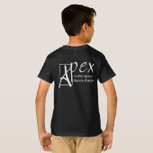 T-shirt van de jongen (zwart) (Achterkant volledig)