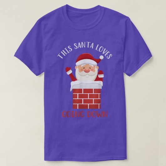 T-shirt van de kerst van deze kerstman die grappig (Design voorkant)
