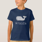 T-shirt van de kind van de witte walvis (Voorkant)