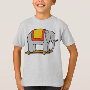 T-shirt van de Kunst van de Olifant van het