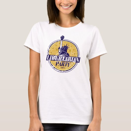 T-shirt van de Libertarian Party (Voorkant)