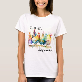 T-shirt van de lokale eierhandelaar voor vrouwen