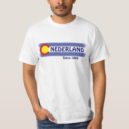 T-shirt van de lokale vlag Nederland Colorado (Voorkant)