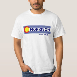 T-shirt van de lokale vlag van Morrison Colorado