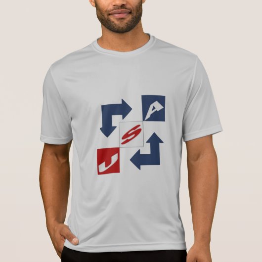T-shirt van de man DESIGN USA (Voorkant)