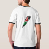 T-shirt van de mannen (Achterkant volledig)
