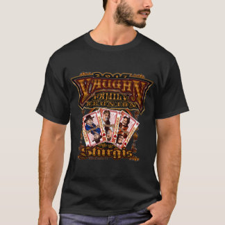 T-shirt van de Mannen van de Familie Vaughn Reunio