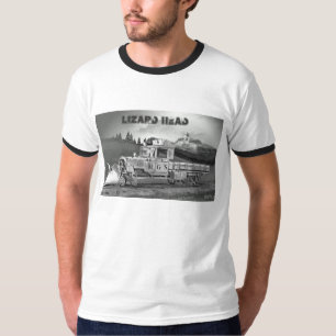 T-shirt van de Mannen van Lizard Head Railfan
