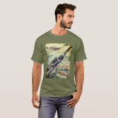 T-shirt van de motto Hurricane & Spitfire (Voorkant volledig)