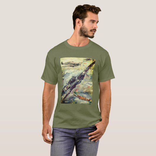 T-shirt van de motto Hurricane & Spitfire (Voorkant volledig)
