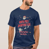 T-Shirt van de NORTH POLE ADVENTURE CLUB (Voorkant)