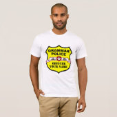  T-shirt van de politie van Grammar (Voorkant volledig)