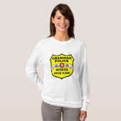 T-shirt van de politie van Grammar (Voorkant volledig)