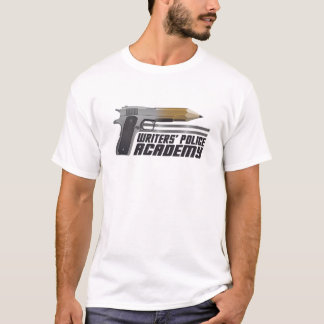 T-shirt van de Politieacademie van schrijvers