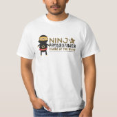 T-shirt van de programmeur : Ninja Programmer (Voorkant)