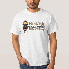 T-shirt van de programmeur : Ninja Programmer