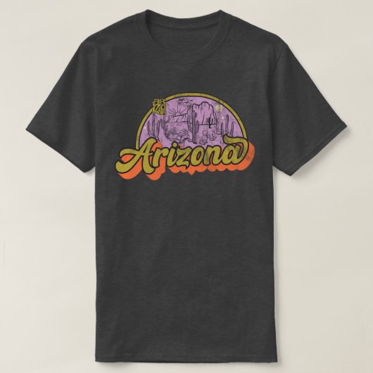 T-shirt van de staat Arizona (Design voorkant)
