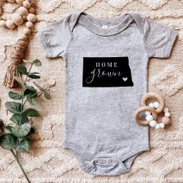 T-shirt van de staat North Dakota voor de thuistee