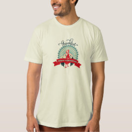 T-shirt van de Thanksgiving Vegan - Mannen Organic
