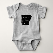 T-shirt van de thuisstaat Arkansas (Voorkant)