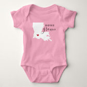 T-shirt van de thuisstaat Louisiana (Voorkant)