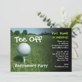 T-shirt van de Uitnodiging van de Golfpartij (Staand voorkant)