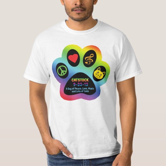 T-shirt van de veestapel (voor en achter) (Voorkant)