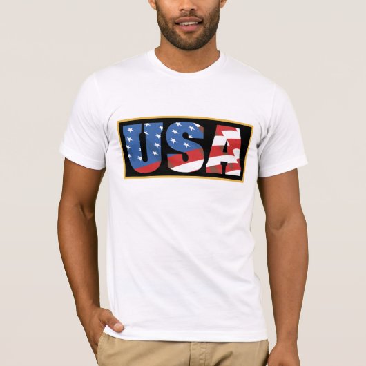 T-shirt van de Verenigde Staten (Voorkant)