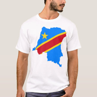 T-shirt van de vlag van de Democratische Republiek