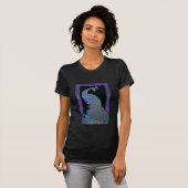 T-shirt van de vrouw - Proud Peacock (Voorkant volledig)