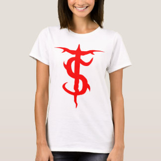 T-shirt van de vrouwenorganisatie, organisch wit
