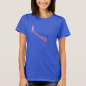 T-shirt van de X-generatie voor vrouwen (Voorkant)