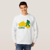 T-shirt van de yowie (Bigfoot) (Voorkant volledig)