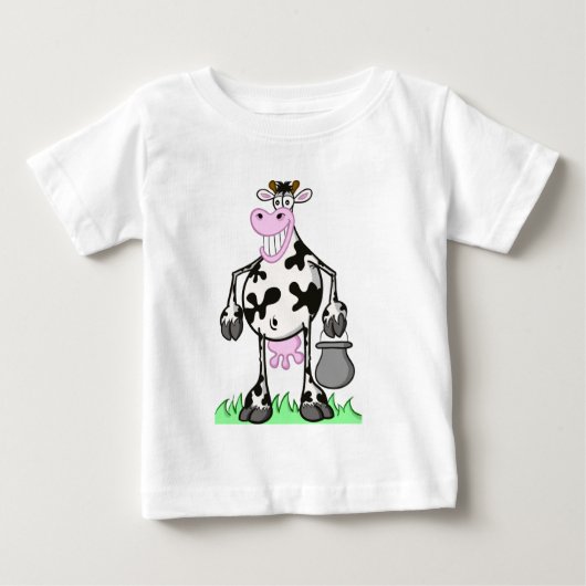 t-shirt van een gekke koeiendoos (Voorkant)