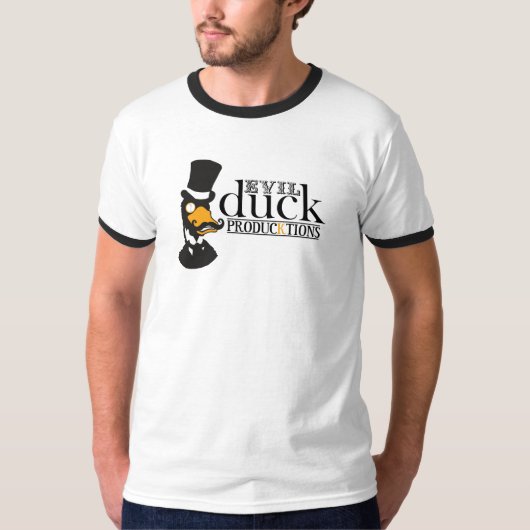 T-shirt van Evil Duck (brede logo) mannen (Voorkant)