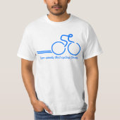 T-shirt van fietskampioen pap fietsenrijder (Voorkant)