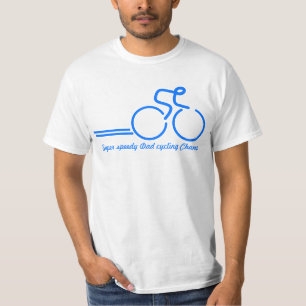 T-shirt van fietskampioen pap fietsenrijder