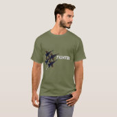 T-shirt van Fighter Spirit Mannen | stoutmoedig (Voorkant volledig)