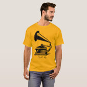  T-shirt van fonografie (Voorkant volledig)