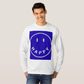 T-shirt van gemiddelde grootte met volledig mouw e (Voorkant volledig)