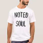 T-shirt van genoteerde Soul Facts (Voorkant)