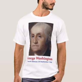 T-Shirt van George Washington Farewell Adres