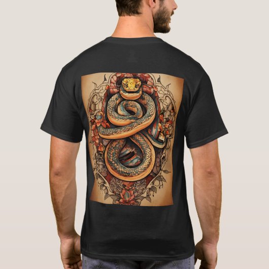 T-shirt van Graphic Print Mannen – Bold & Trendy (Achterkant)