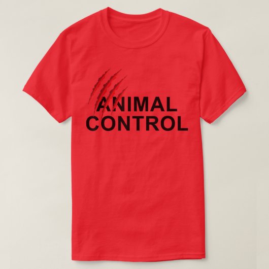 T-shirt van Halloween Costume Animal Control (Design voorkant)