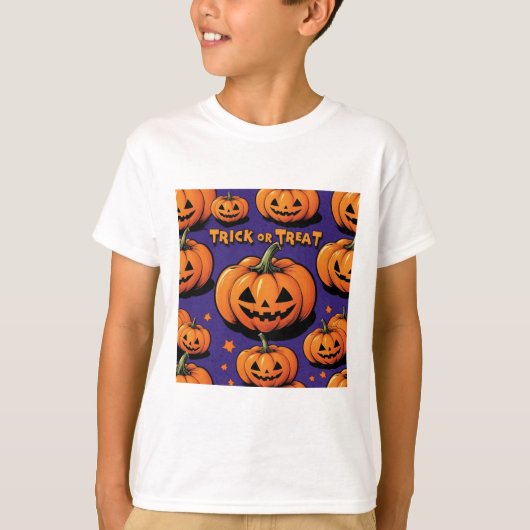 T-shirt van Halloween kinderen (Voorkant)