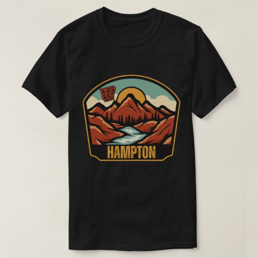 T-shirt van Hampton, Arkansas (Design voorkant)