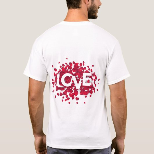 T-shirt van harten, gevuld met jou ❤️💫 (Achterkant)