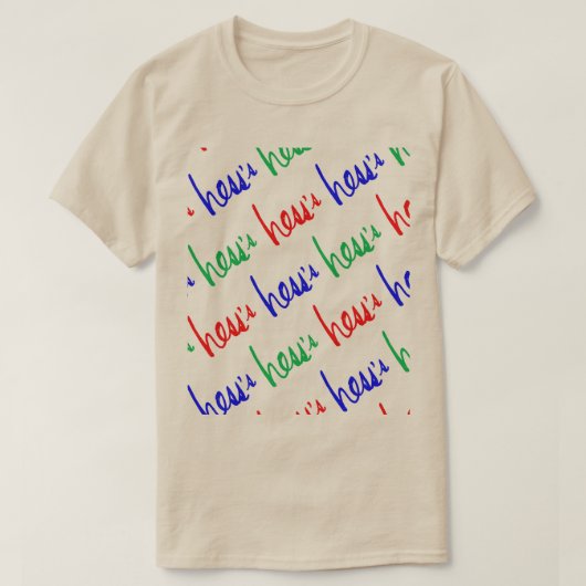 T-shirt van Hess (Design voorkant)