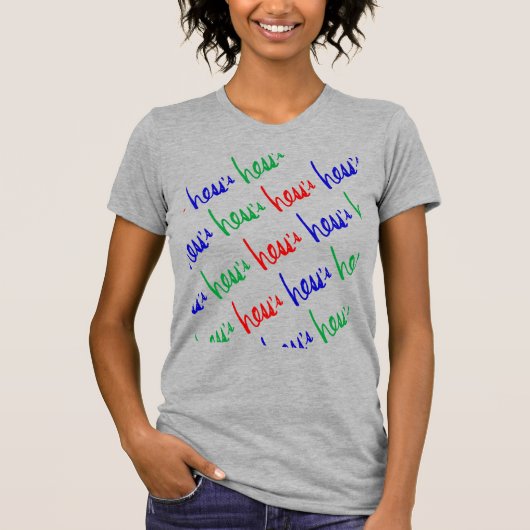 T-shirt van Hess (Voorkant)